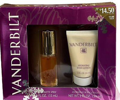Vanderbilt Holiday Set Lotion 2 oz , Eau de Toilette 0.5 oz