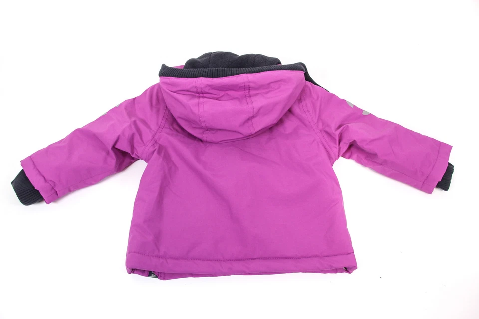 MIKK-LINE 1688 Mädchen Winter Jacke Funktionsjacke Gr 80-92 Kapuze Nylonwear NEU - Bild 2 von 2