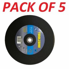  5 Pack 12'' Inch 300mm Metal Flat Cutting Discs Blades Cut Off Machine Disc