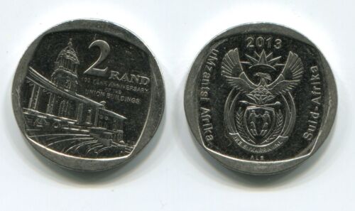 South Africa 2013 2r Union Buildings R2 Coin - VF - Afbeelding 1 van 1