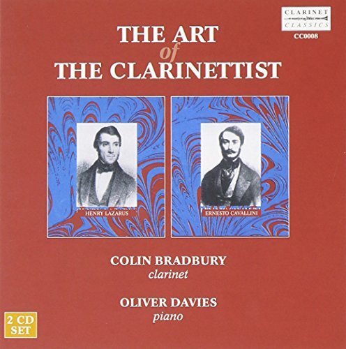 Colin Bradbury - Oliver Davies Art of the Clarinettist (Davies, Bradbury) (CD)
