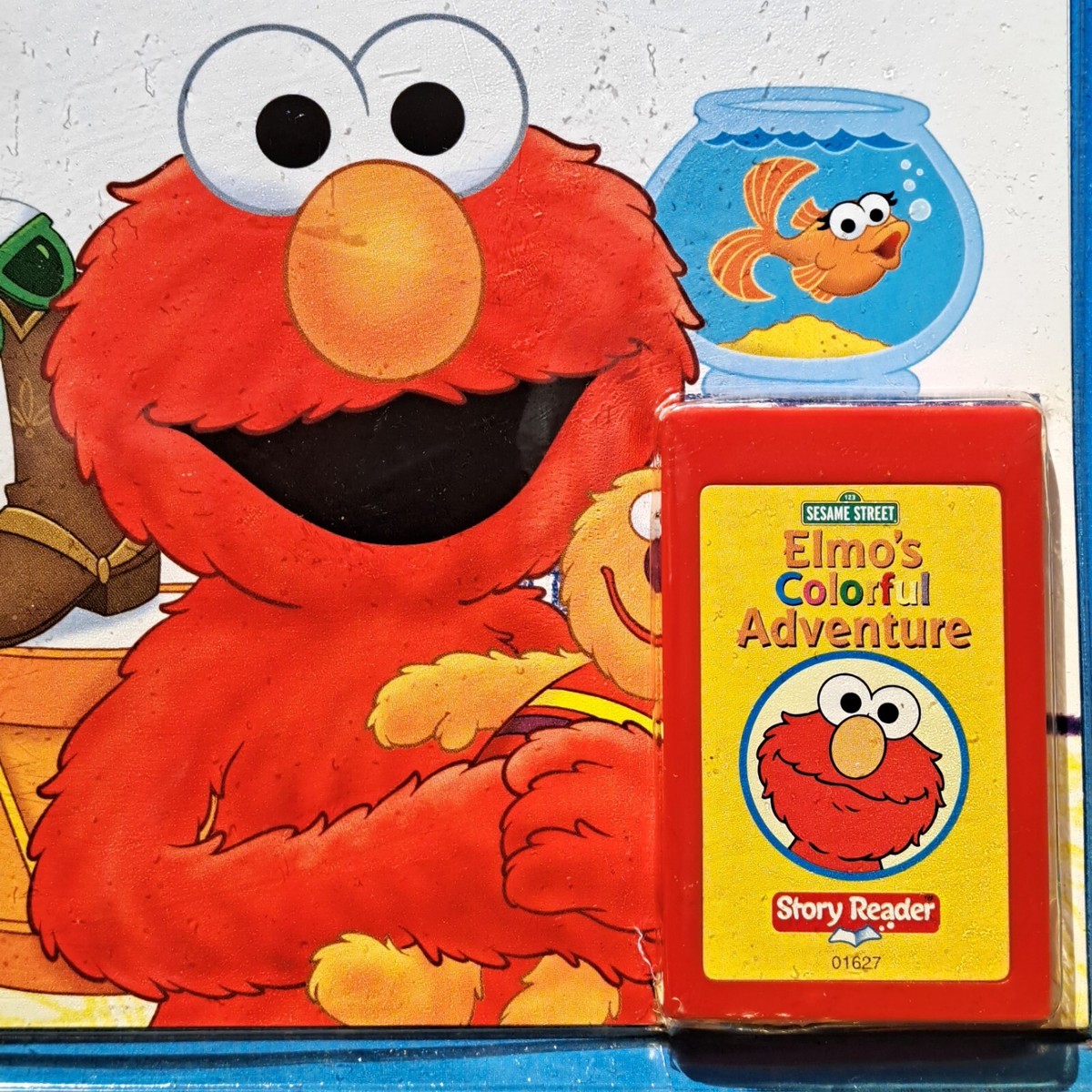 Elmo's Colorful Adventure Story Reader Book & Cartridge Sesame