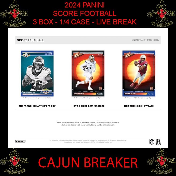 NIL/MYSTERY REDEMPTION/POINTS *3 HOBBY BOX CASE BREAK* 2024 SCORE