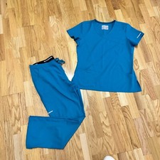 Sketchers by Barco Teal Scrub Set