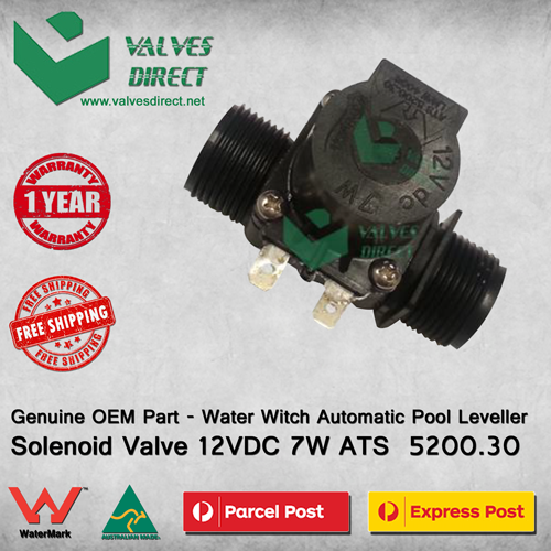 Genuine OEM 12V DC 7W Solenoid ATS 5200.30 Water Witch Automatic Pool