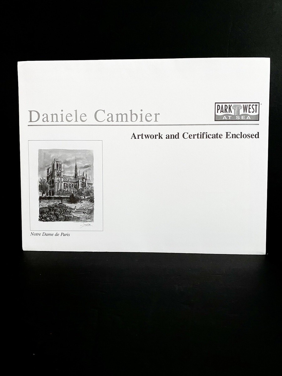 Notre-Dame de Paris: Michael Kenna 直筆サイン Notre-Dame de Paris