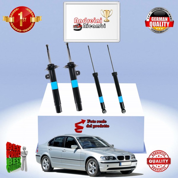 Set 4 StoßDäMpfer Vorderseite + Heck BMW Serie 3 320 D 110KW Von 2004-> 2005 A10-image