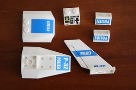 Lego Town City Police Set 7741 Police Helicopter + instructions 2008