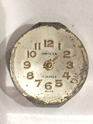 INVICTA WATCH VINTAGE AS CAL. 1677 FOR PARTS / G3463