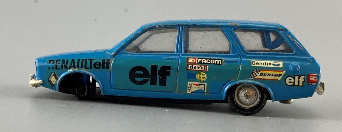 SOLIDO ancien Break RENAULT 12 du coffret touring, crochet d'attelage 1/43 - Jeux & Jouets