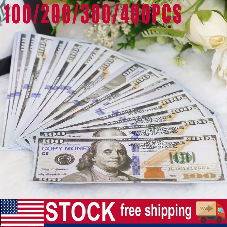 100-400X utilería aspecto falso mejores juguetes dinero para fingir tocar música fiesta de cumpleaños Foto 3 de 4