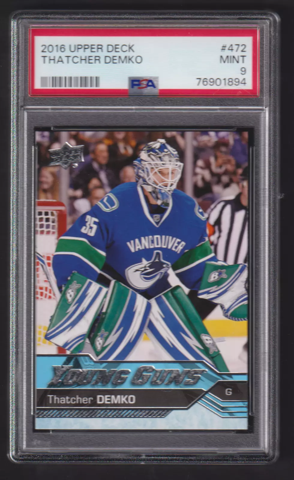 Thatcher Demko trading card