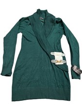 Women's I-N-C  international Concepts Sweater Dress Green size small NWT