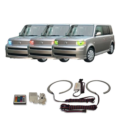 RGB Multi Color IR Headlight Halo kit for Scion xB 04-07 - 第 1/6 張圖片