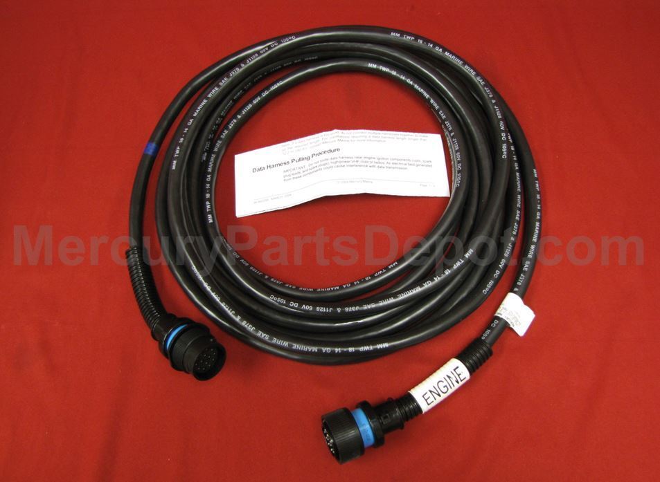 New OEM Mercury 14 Pin 40 Ft. Data Harness 892451T40 New OEM Mercury 14 Pin 40 Ft. Data Harness 892451T40