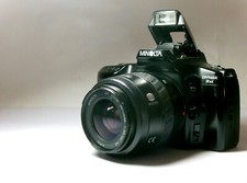 Minolta Dynax 3xi mit Minolta Portrait Objektiv  35-70mm  Test getestet OK Manal