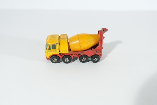 Matchbox Superfast no 21 Foden Concrete Truck Dark Yellow Model Lorry Toy D4