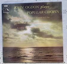 CHOPIN ~ POPULAR ~ JOHN OGDON on PIANO ~ EMI HQS 1189 ~ LP VINYL RECORD