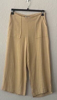GOOD LUCK GEM WOMENS KHAKI/TAN (COLOR) COULOTTES/GAUCHOS NWOT SIZE SMALL