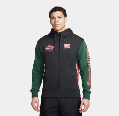 red and green nike hoodie