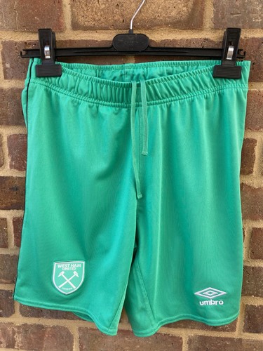 West Ham 2020/2021 GoalKeeper Umbro Shorts size SMALL Green
