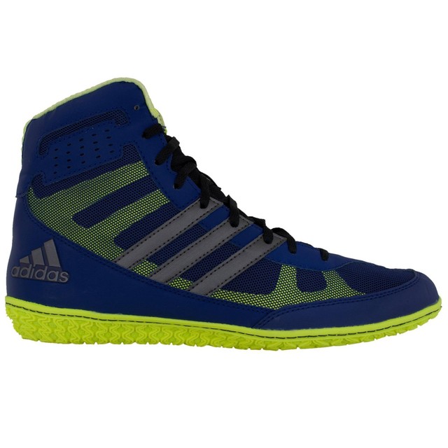 Adidas Mat Wizard 3 Navy, Silver & Lime Green wrestling shoes eBay