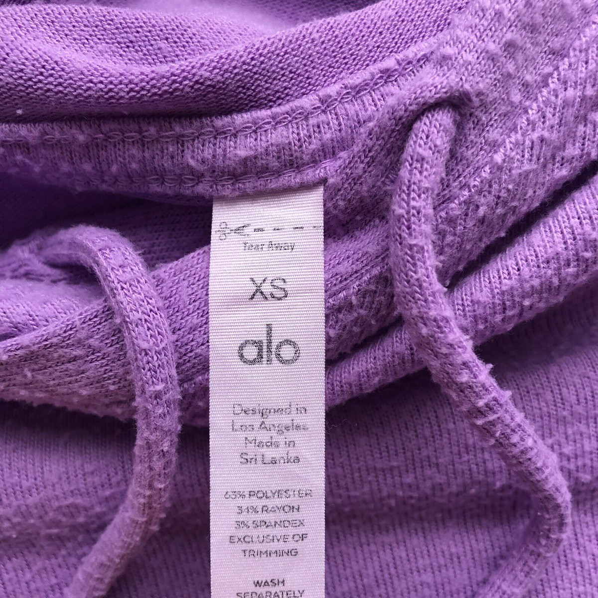 Alo Yoga Alolux Soho Cozy Hoodie Bright Orchid XS | eBay