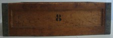 Antik Holz Milit&auml;rkiste Munitionskiste Aufbewahrungskiste Munitionsbox 50x79x25