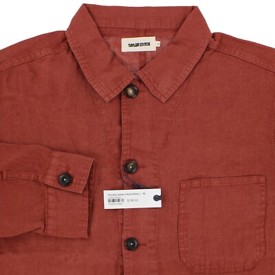 Taylor Stitch Ojai Jacket French Chore Coat 100% Hemp Lightweight