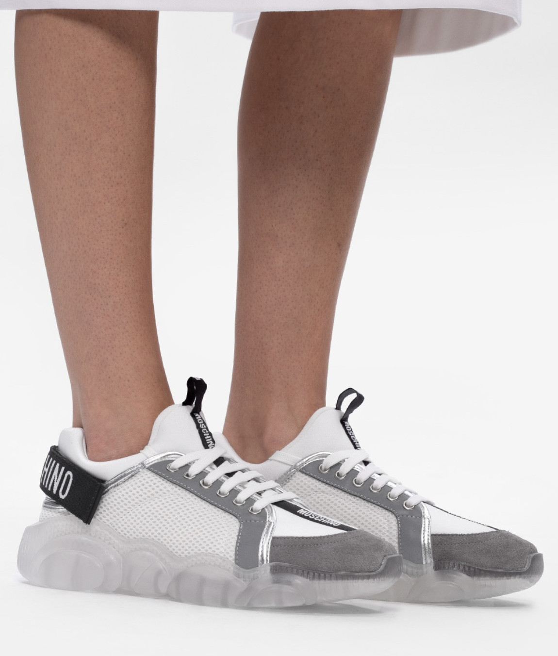 Moschino Couture Special Teddy Low Sneakers Trainers Shoes 35