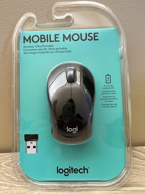 Logitech Mobile Wireless Mouse, Black 910-005753 Brand New Sealed