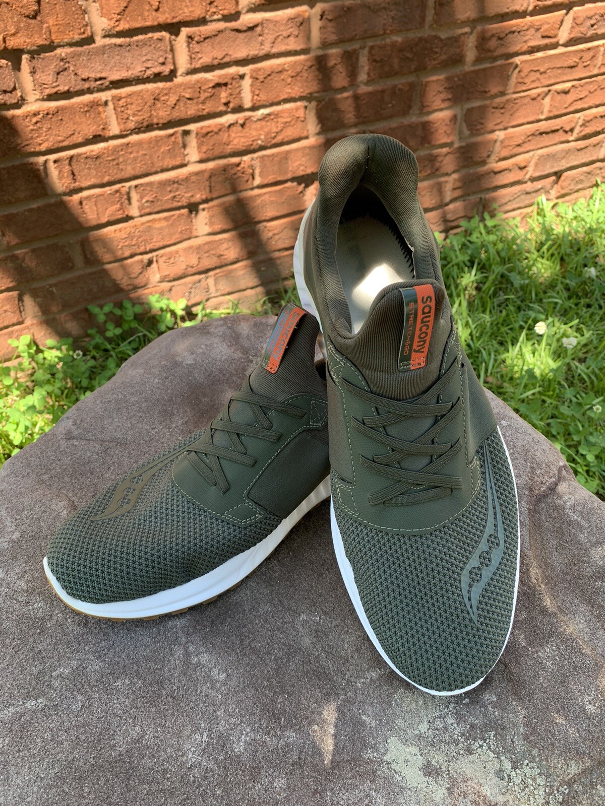 SAOLA Scarpe da corsa verdi Saucony da uomo stretch and go breeze S40020 51 taglia 13