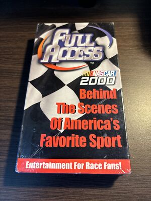 Full Access Volume One: NASCAR 2000 (2000) VHS - NEW! SEALED! Stock Car Racing