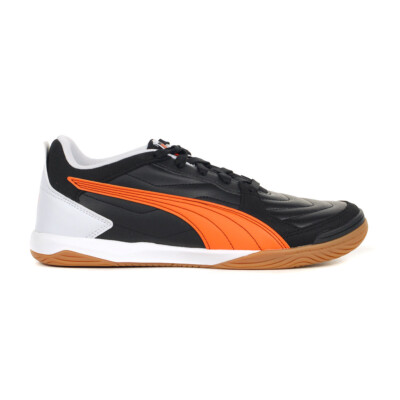 PUMA Men's Pressing IV Black/Orange/White Indoor Soccer Shoes 10741908 |  eBay