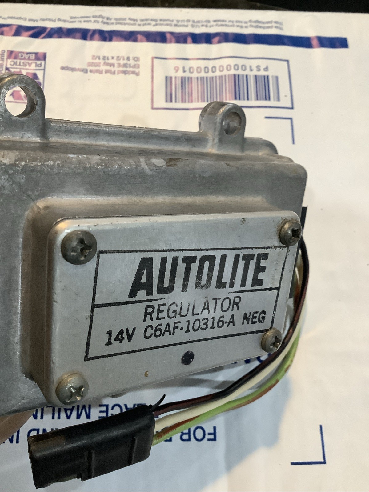 Nos Ford GT 40 Ford Transistor Voltage Regulator Autolite C6AZ-10316-A
