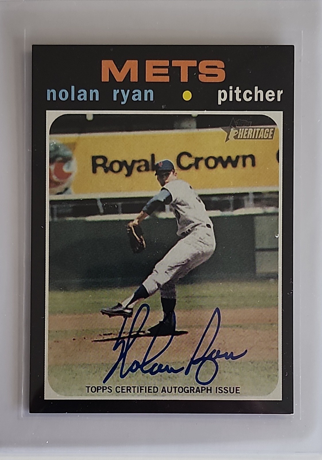 2020 Topps Heritage - Real One Autographs Nolan Ryan #ROA-NR (AU)