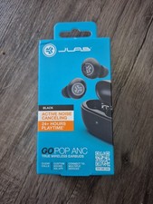 JLab Go Pop ANC True Wireless Bluetooth Earbuds Black