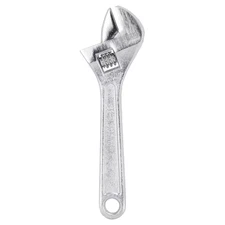 Vulcan Tools Adjustable Wrench, 6 in OAL, Steel, Chrome
