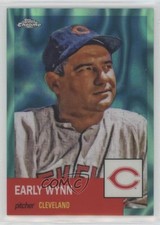 2022 Chrome Platinum Anniversary Aqua Lava Refractor 93/299 Early Wynn HOF w1s