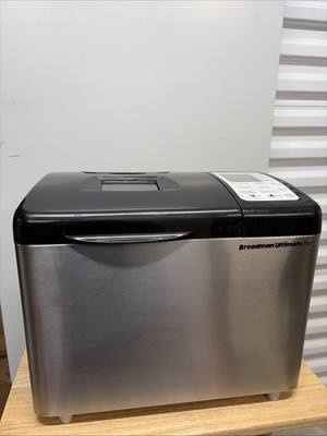 Breadman Ultimate Plus Model TR2500BC 1 1/2-2LB Bread Maker Stainless *READ*