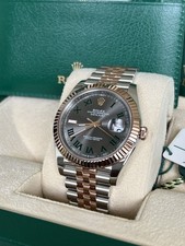 Rolex Datejust 41mm 2022 Steel & Rose Gold 126331 Wimbledon Dial Full Set