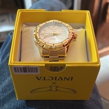 Invicta Pro Diver Gold Tone Stainless Steel W...