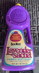 Vintage Sea Mist Concentrated Lavender Sachet fabric softener EMPTY