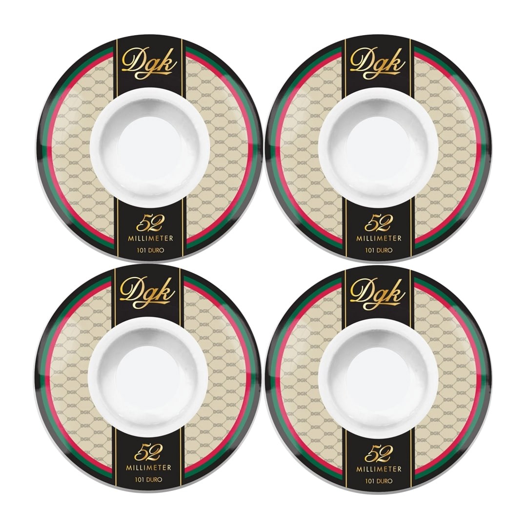 DGK Dirty Ghetto Kids Grand Multi Wheel Set 52mm Hardware Wheels 6390₽