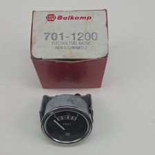 Nos Vintage Stewart Warner Napa Balkamp Electric Fuel Gauge 701-1200 2 Sw Box
