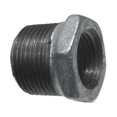 APPROVED VENDOR 5P875 Hex Bushing,Malleable Iron, 3/8 x 1/8 in 5P875