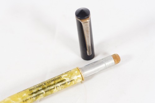 Northwest National Life Insurance Co Marbled Celluloid Mechanical Pencil c1930 - Afbeelding 6 van 6