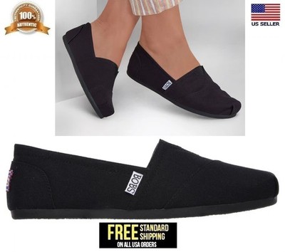 Skechers BOBS Women s  Earth Day  37753 Slipper Shoes Black Size 8 / 8.5 / 9