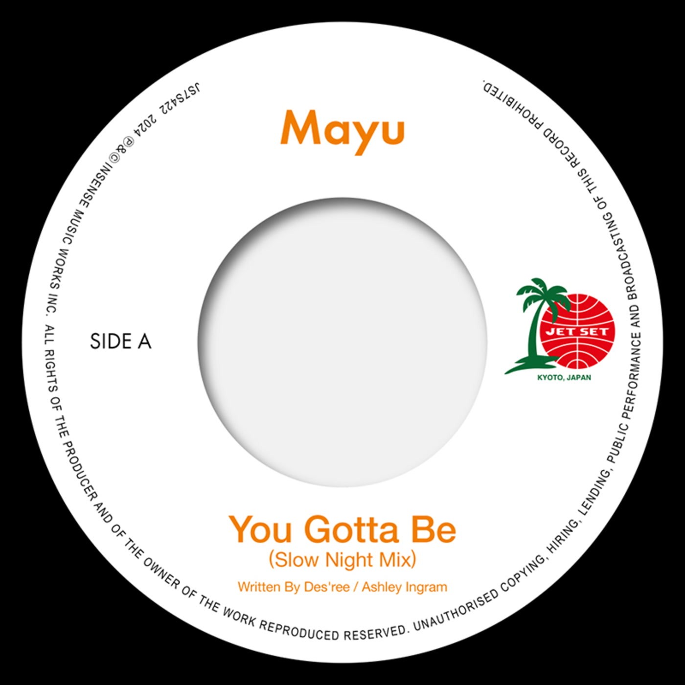 Mayu You Gotta Be (Slow Night Mix) / Eh Eh (Nothing Else I Can Say) (Lovers