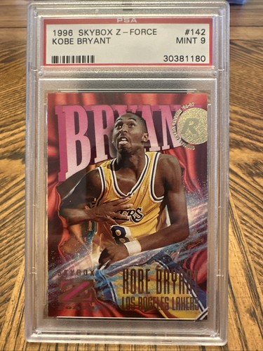 1996/97 Skybox Z-Force KOBE BRYANT RC/ROOKIE LAKERS #142 PSA 9 MINT
